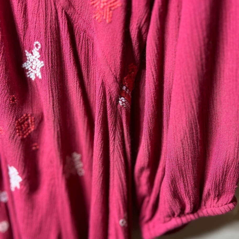 FP Star Gazer Dress in Red. Boho Dress size medium - Picture 6 of 9
